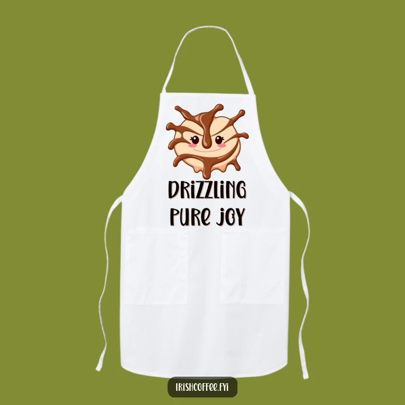 Funny Chocolate Drizzle Apron - Kitchen Fun for the Sweet-Toothed Baker