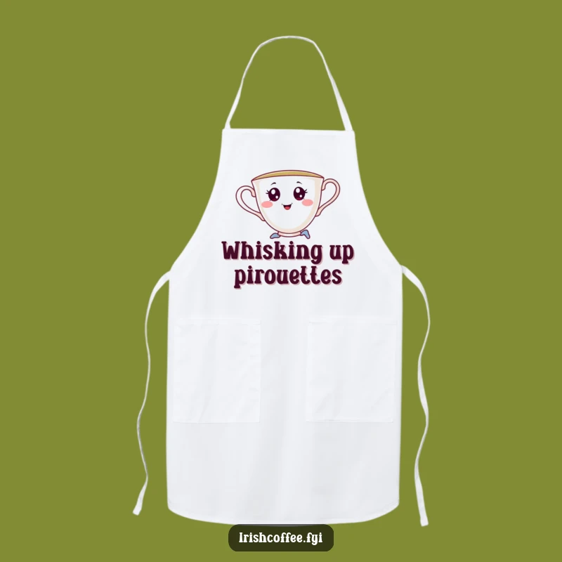 Funny Teacup Pirouette Apron: Kitchen Fun with a Dancing Teacup, Practical Funny Gift