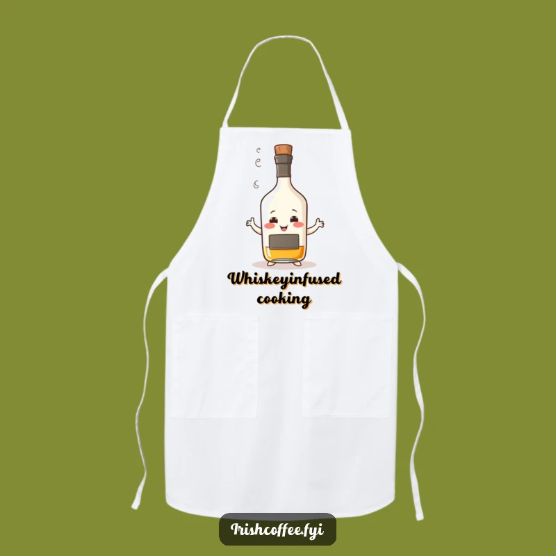 Funny Whisky Dance Apron: Kitchen Fun with a Wobbly Bottle, Practical Funny Gift