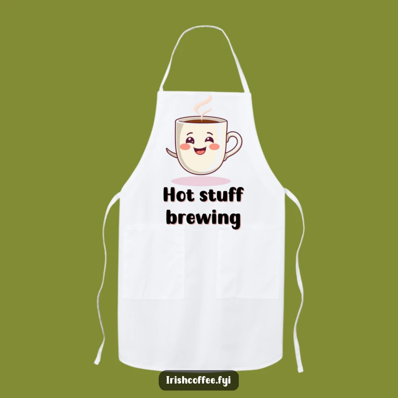 Funny Espresso Cup Apron: Spin Up Fun in the Kitchen