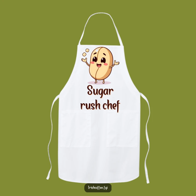 Funny Coffee Bean Apron: Brew Up Fun in the Kitchen
