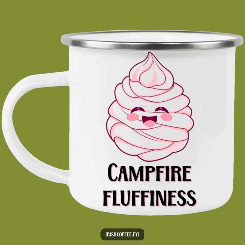 Funny Whipped Cream Camping Mug - Adventure with This Humorous Swirl Design