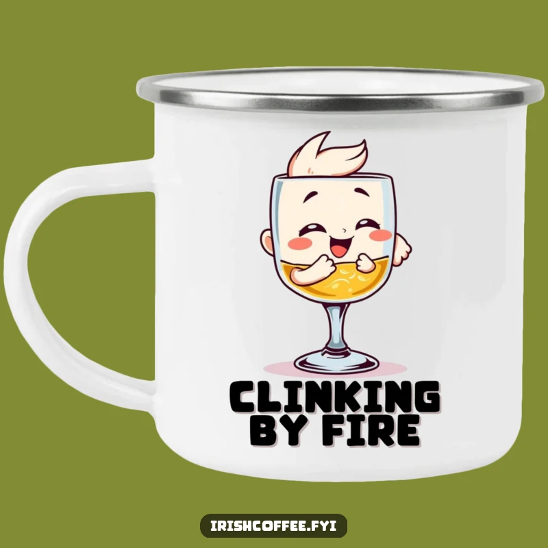 Durable Funny Giggling Whiskey Glass Clinking Camping Mug: Adventure Ready!