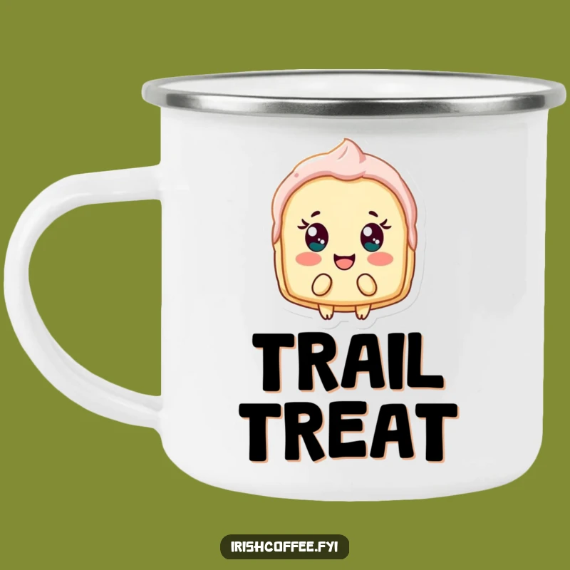 Funny Delighted Pastry Camping Mug: Sweet Treats for Outdoor Adventures