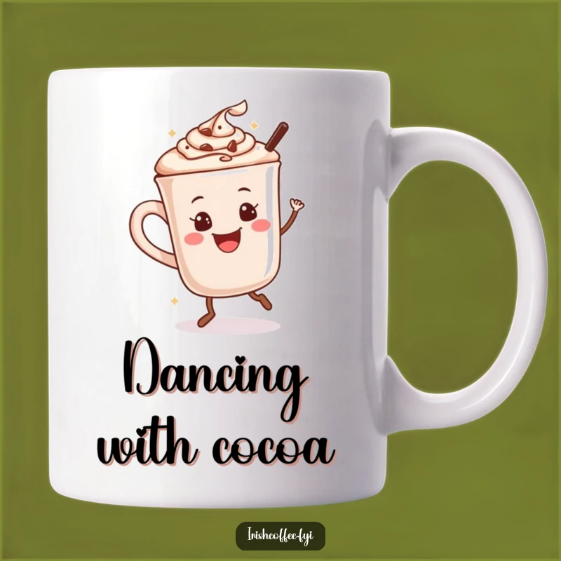 Funny Hot Chocolate Dance Mug: A Joyful and Cheerful Gift for Cozy Moments