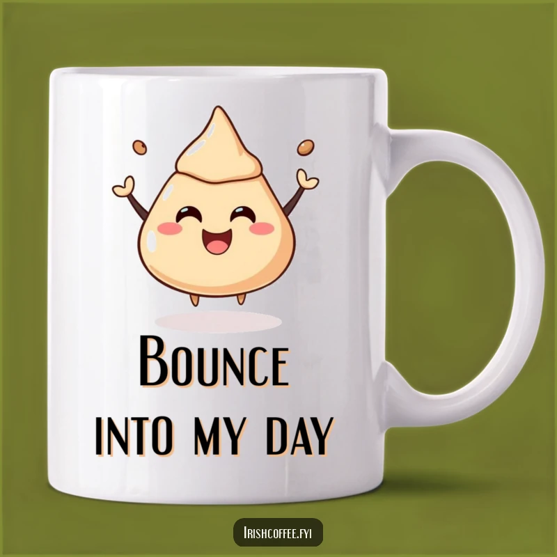 Funny Coffee Liquor Dollop Mug: Bouncy Joyful Gift for Coffee Lovers