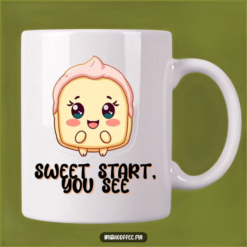 Funny Delighted Pastry Mug: A Sweet Treat for Coffee Lovers
