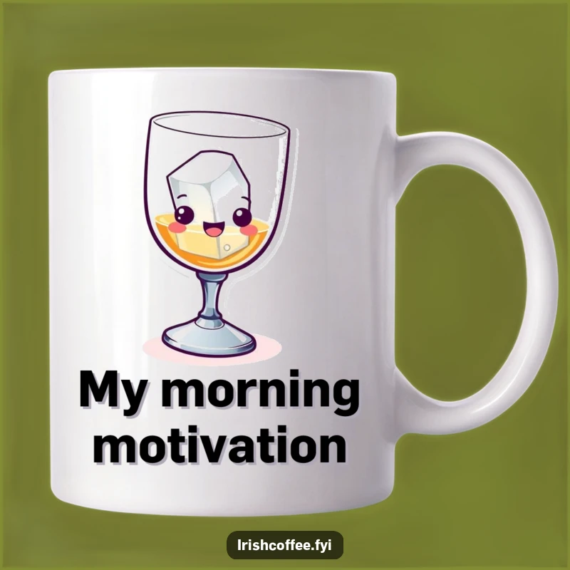 Funny Whiskey Glass Skiing Mug: Hilarious Ice Cube Design, Perfect Gift for Drink Lovers