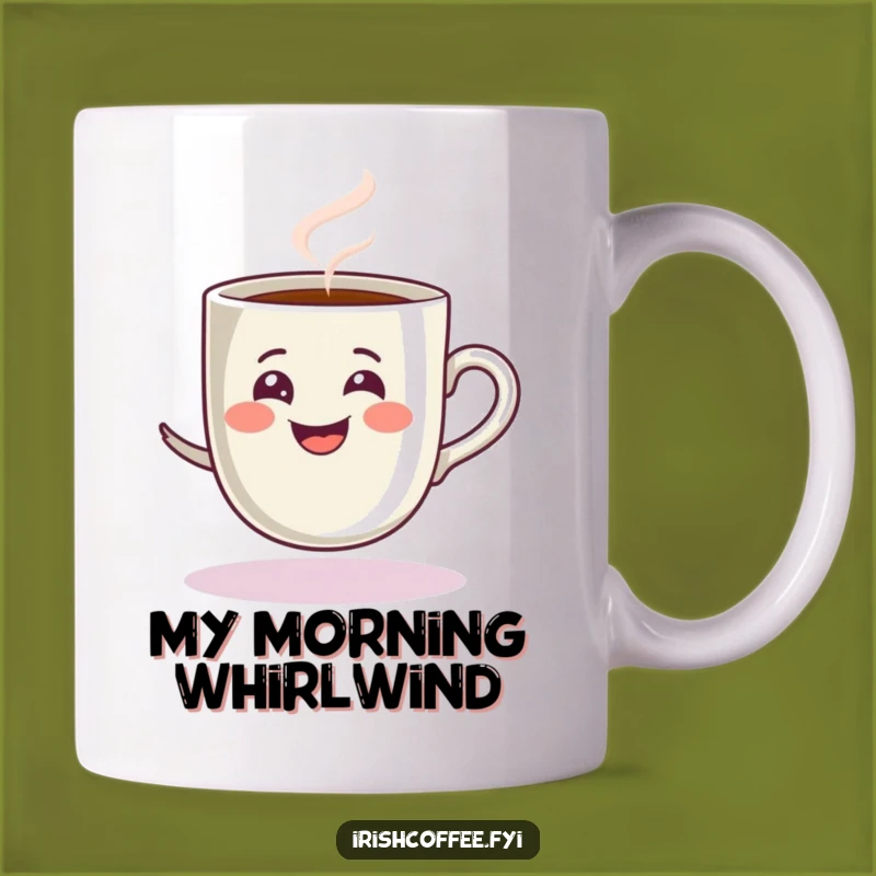 Funny Espresso Cup Spin Mug: Hilarious Coffee Lover Gift for a Playful Start