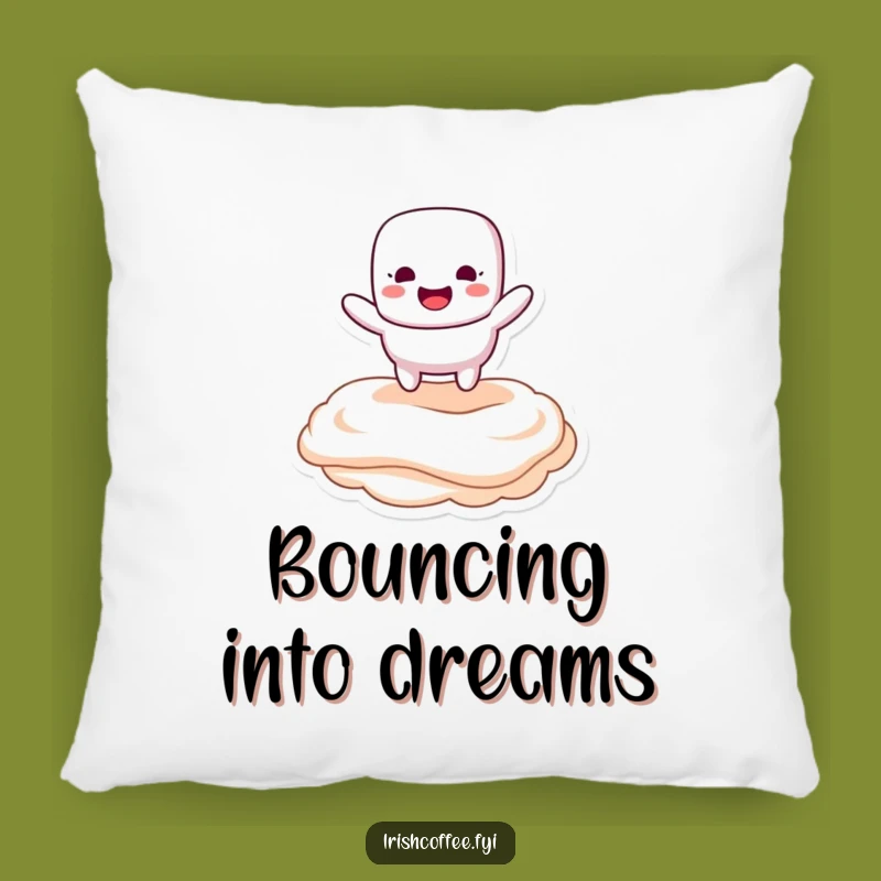Funny Marshmallow Bounce Pillow - Comfy Sweet Topping Cushion, Perfect Funny Gift