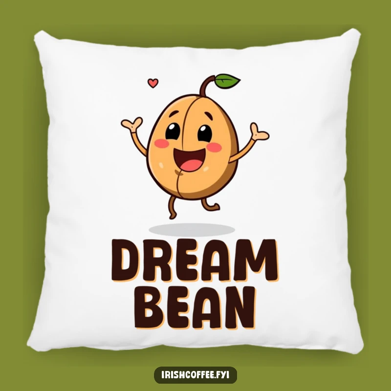 Funny Dancing Coffee Bean Pillow: Snuggle Up with Joyful Energy and a Big Grin