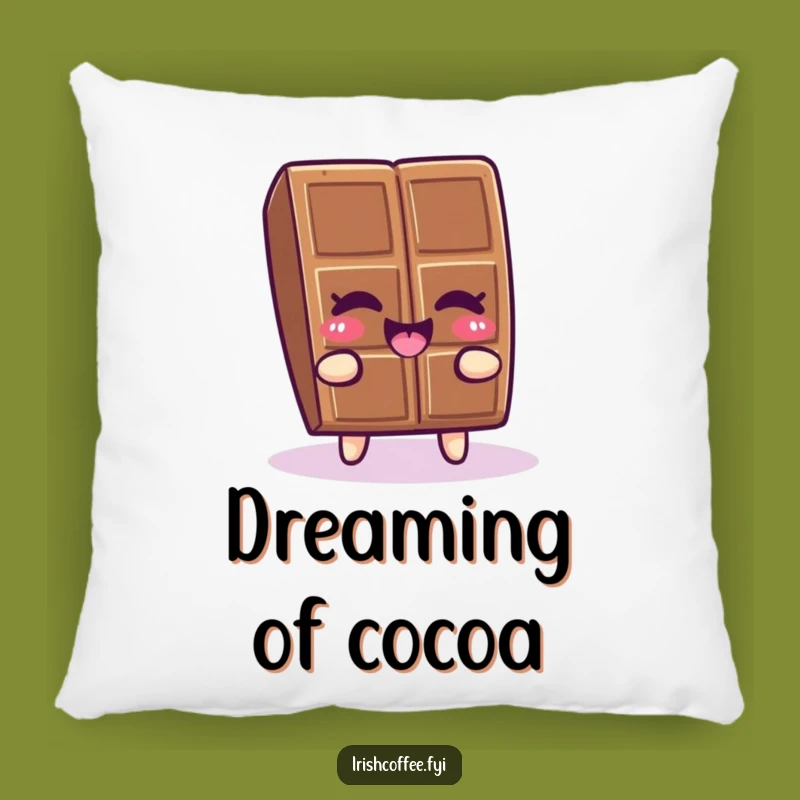 Funny Chocolate Pillow - Cozy Comfort with a Humorous Wiggle Design