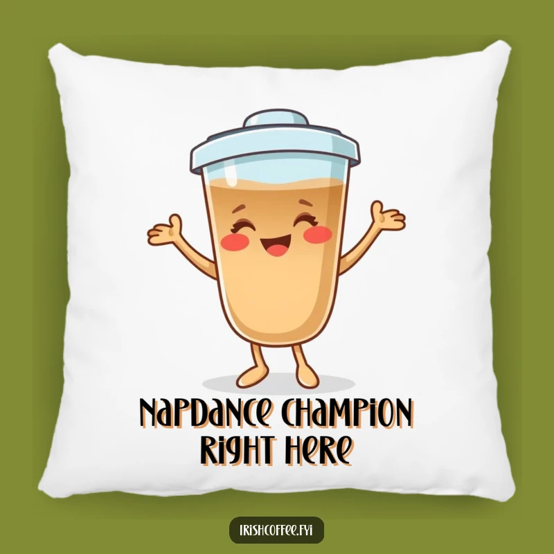 Funny Coffee Dance Pillow: Cozy Comfort for Your Dancing Spirit