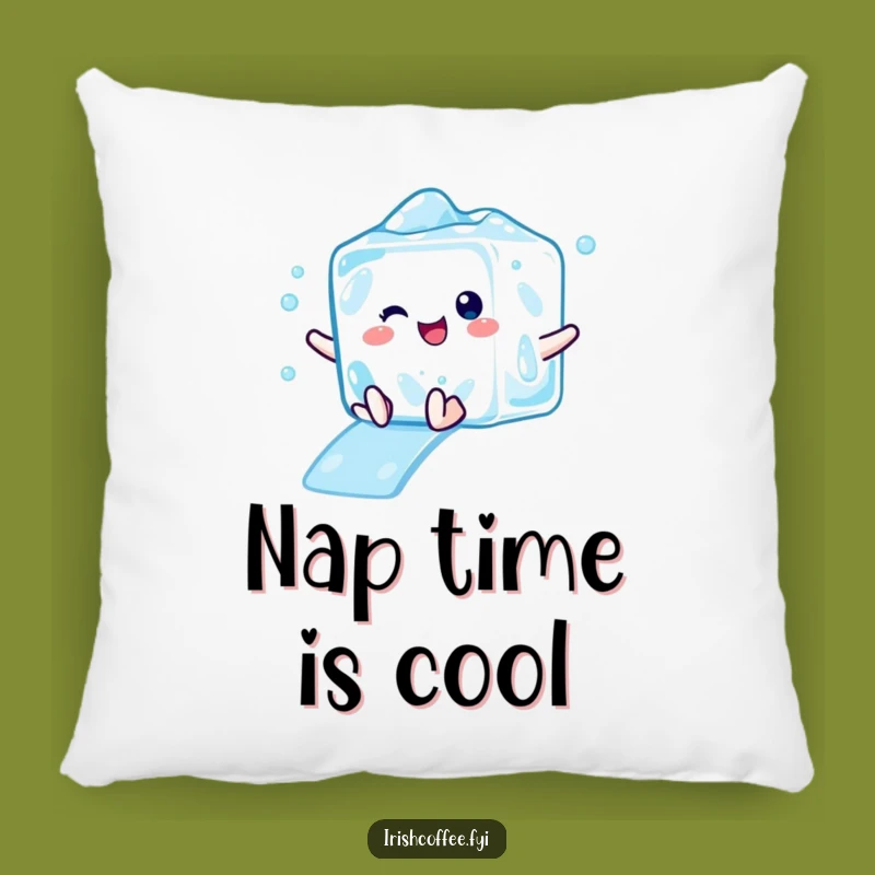 Funny Ice Cube Character Pillow - Cozy Comfort & Hilarious Cool Accent