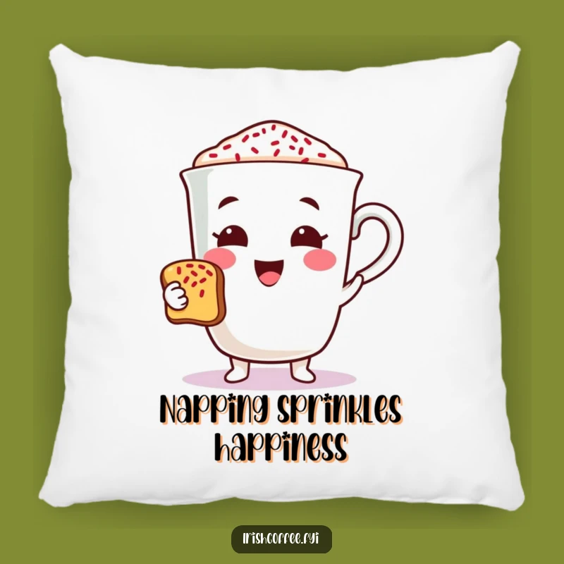 Funny Coffee Toast Pillow: Cozy Comfort for Your Celebratory Spirit