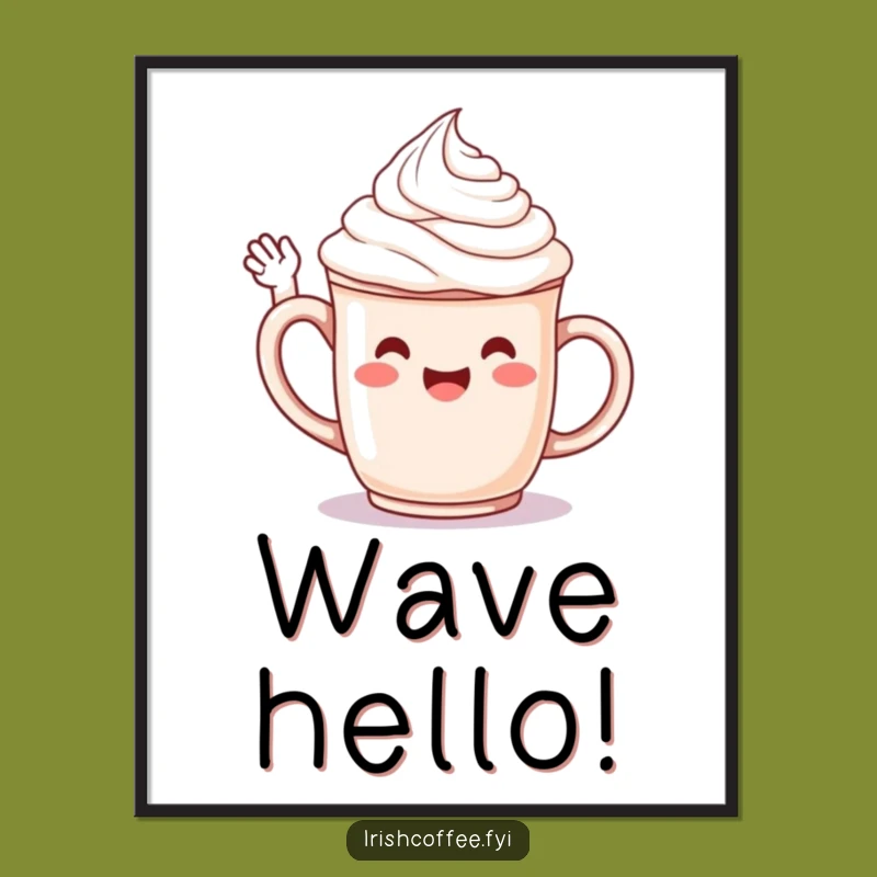 Funny Whipped Cream Digital Art - Instant Joyful Decor - Perfect Funny Gift