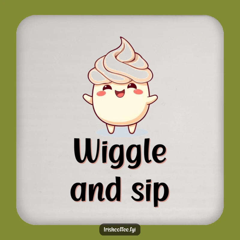 Funny Wiggle Topping Coasters: Protect Surfaces with Joy, Hilarious Gift
