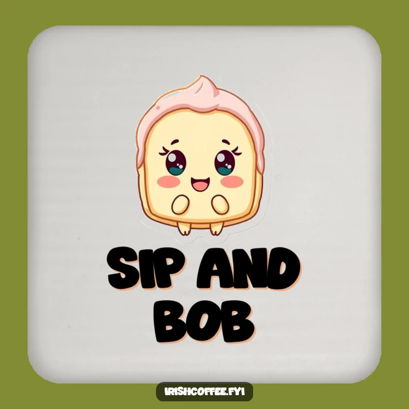 Funny Delighted Pastry Coasters: Protect Surfaces with Sweet Charm