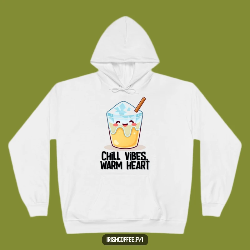 Funny Melting Ice Cube Hoodie - Cozy Warmth, Perfect Funny Gift