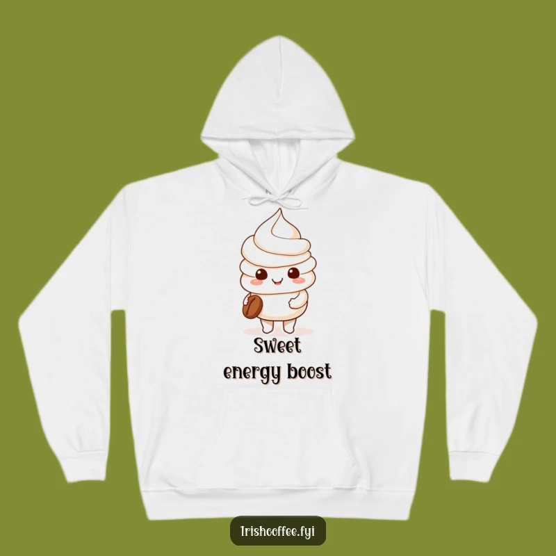 Funny Whipped Cream Coffee Hoodie: Cozy Up with Sweet Comfort