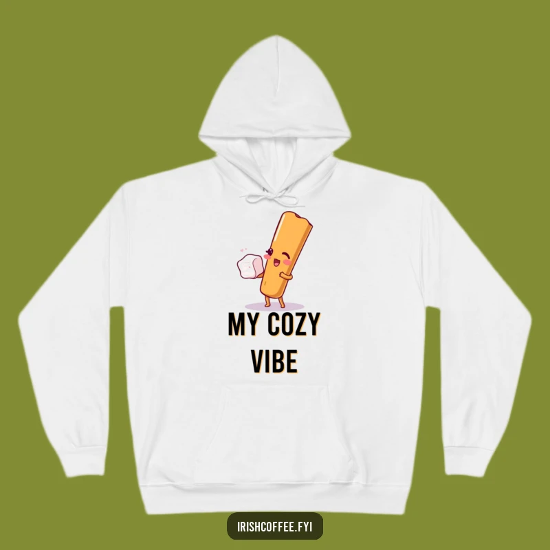 Funny Cinnamon Hoodie: Winking Sugar Balance, Your Cozy Culinary Humor Apparel