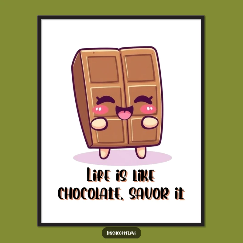 Free Printable Chocolate Art: Funny Downloadable Decor for Sweet Spaces