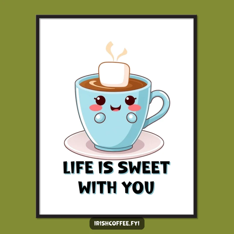 Free Printable Wall Art: Giggling Sugar Cube's Coffee Mischief