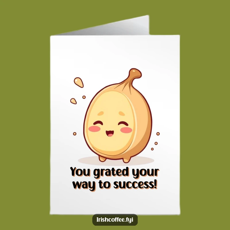 Free Printable Congrats Card: Winking Nutmeg, Hilarious Downloadable Celebration Gift