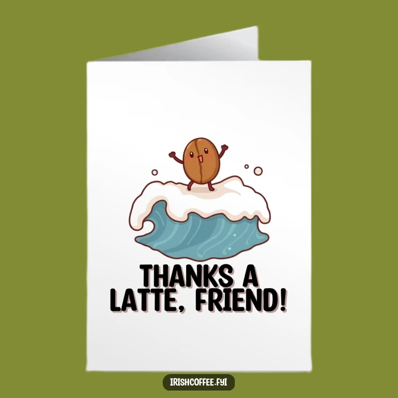 Free Printable Coffee Bean Thank You Card: A Dancy Dose of Thanks