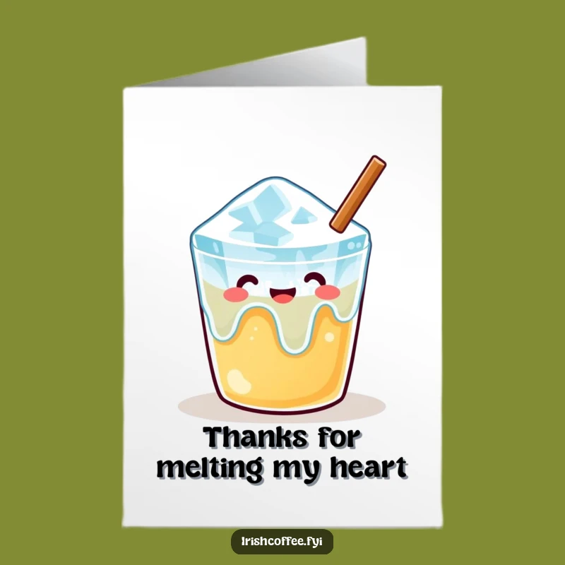 Free Printable Thank You Card: Melting Cube's Cozy Thanks