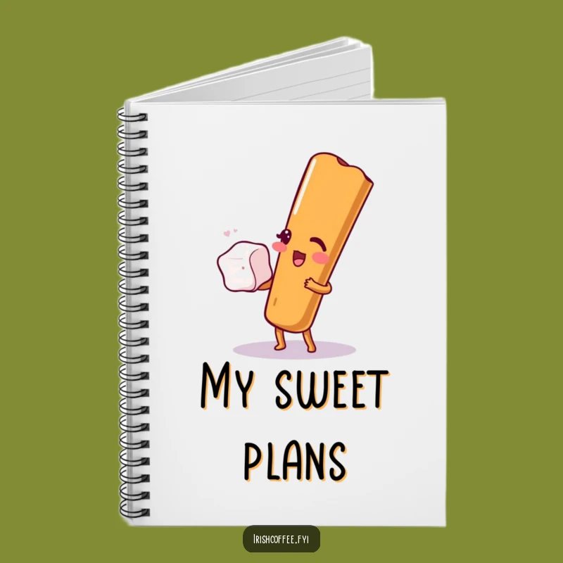 Funny Notebook: Cinnamon Winking Sugar Balance Cover, Your Spiced Journal for Ideas