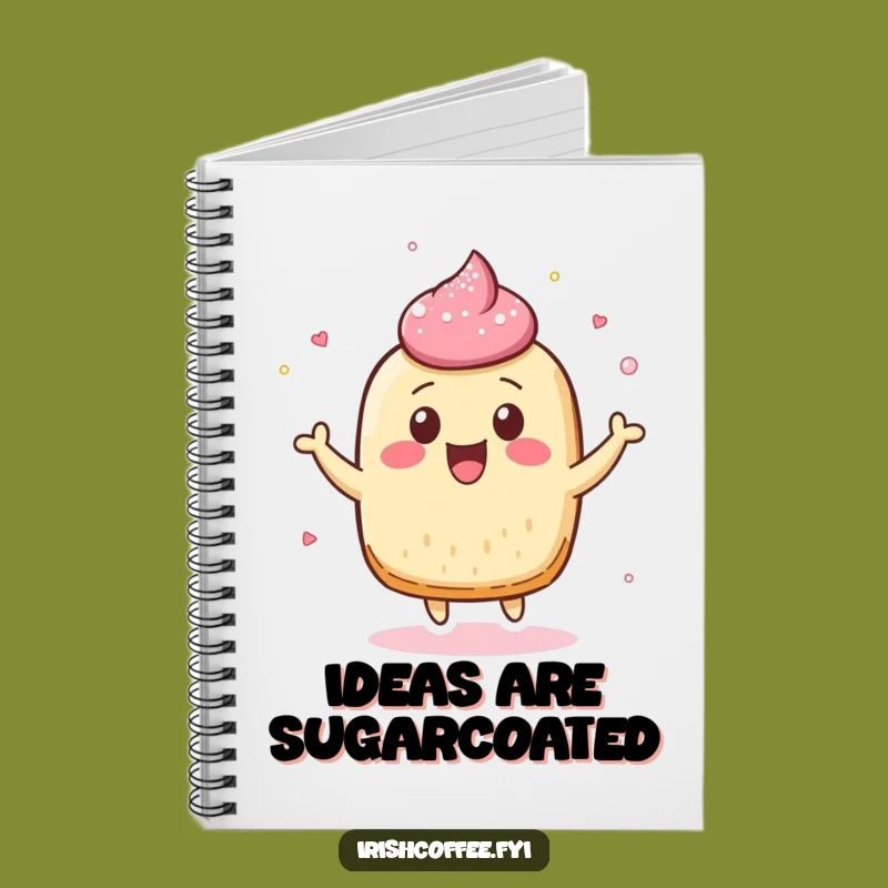 Funny Pastry Notebook - Sweet & Cheerful Journal for Your Ideas