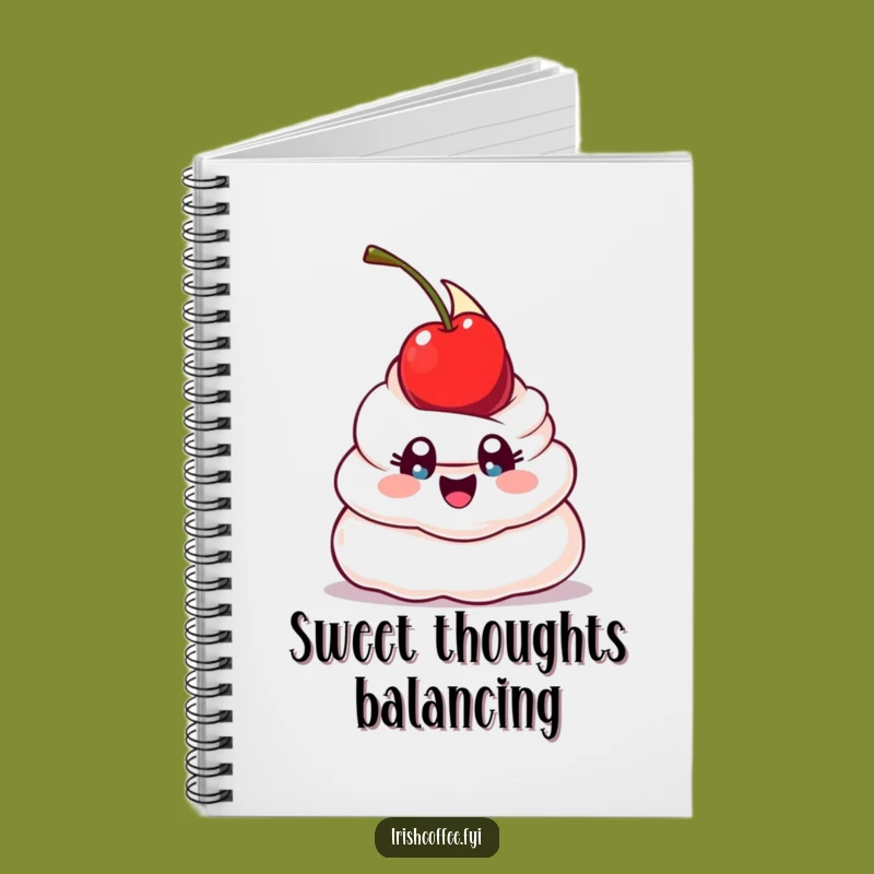 Funny Whipped Cream Balance Notebook: Journal Your Thoughts with a Balancing Dollop, Handy Funny Gift