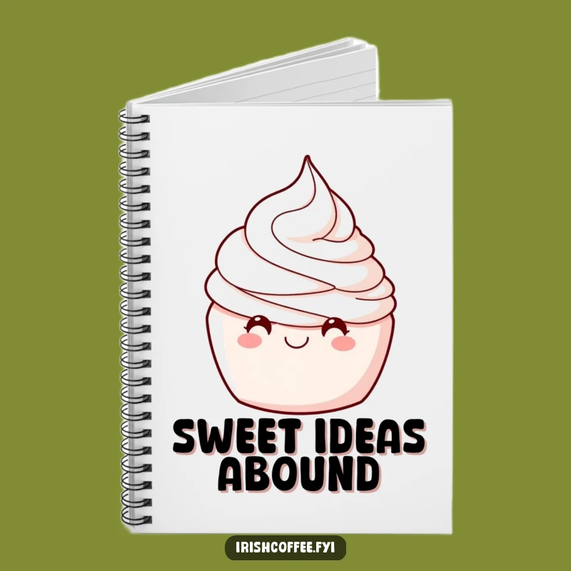 Funny Whipped Cream Wink Notebook: Jot Down Ideas with Delightful Flair!