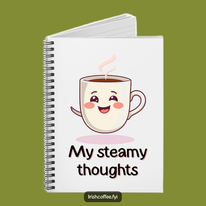 Funny Espresso Cup Notebook: Jot Down Ideas with Playful Wit
