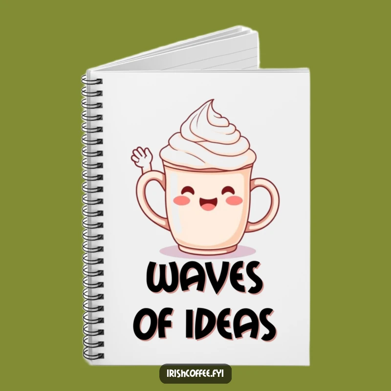 Funny Whipped Cream Notebook - Jot Down Ideas With Joy - Perfect Funny Gift