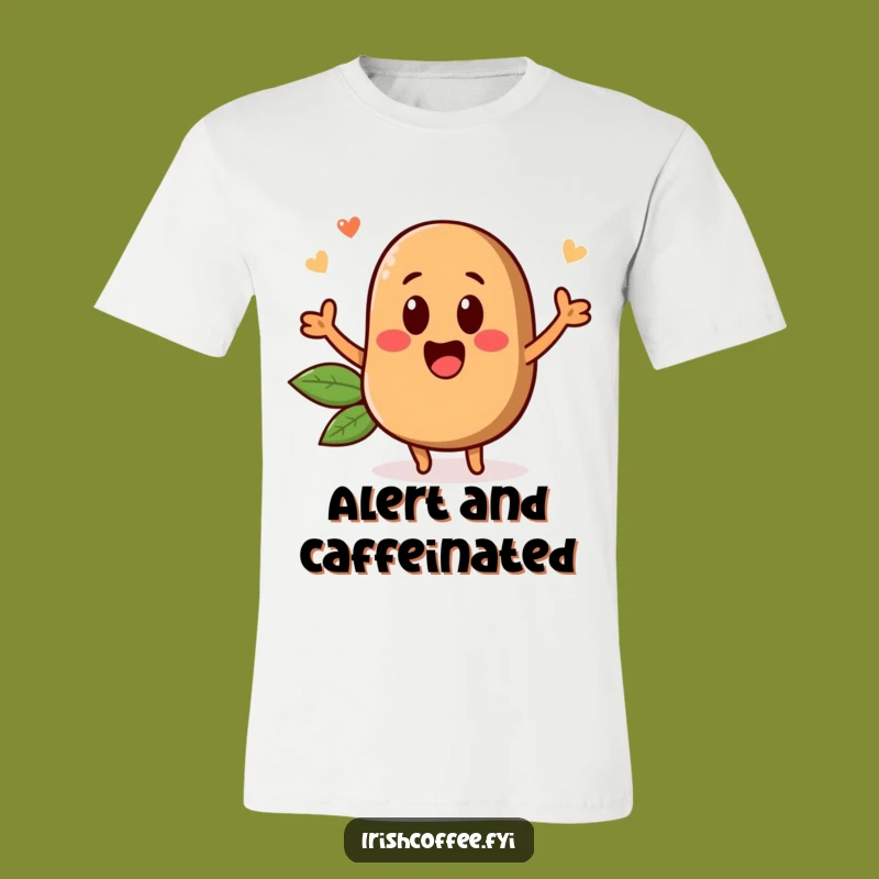 Funny Popping Coffee Bean T-Shirt: A Hilarious Gift for Bold Personalities