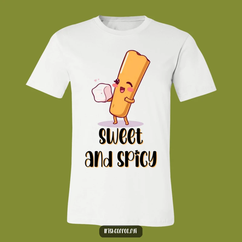 Funny Cinnamon T-Shirt: Winking Sugar Balance, Your Hilarious Spiced-Up Style