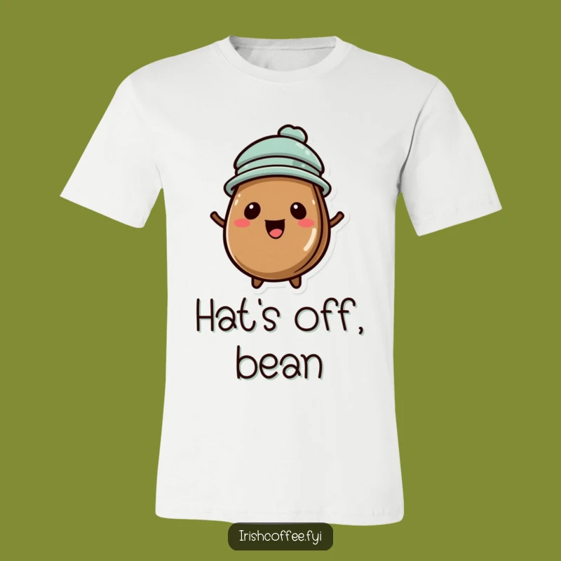 Funny Coffee Bean Hat T-Shirt: Show Off Your Bean Style, a Great Gift