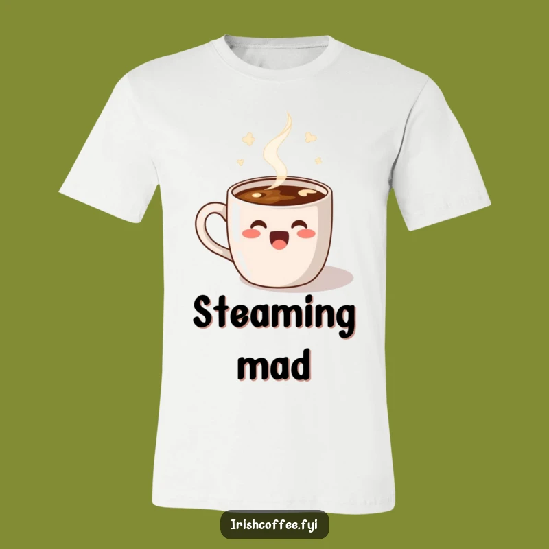 Funny Dancing Coffee T-Shirt: Wear Your Morning Joy with Steamy Moves