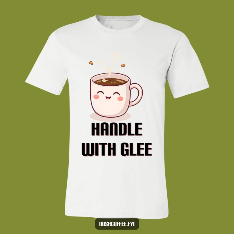 Funny Giggle Coffee Mug T-Shirt: Comical Beverage Apparel, Ideal Humorous Gift