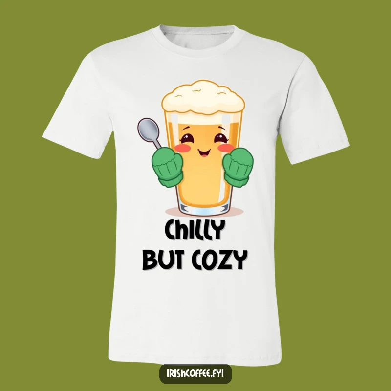 Funny Irish Coffee T-Shirt - Wear Your Warmth - Perfect Funny Gift