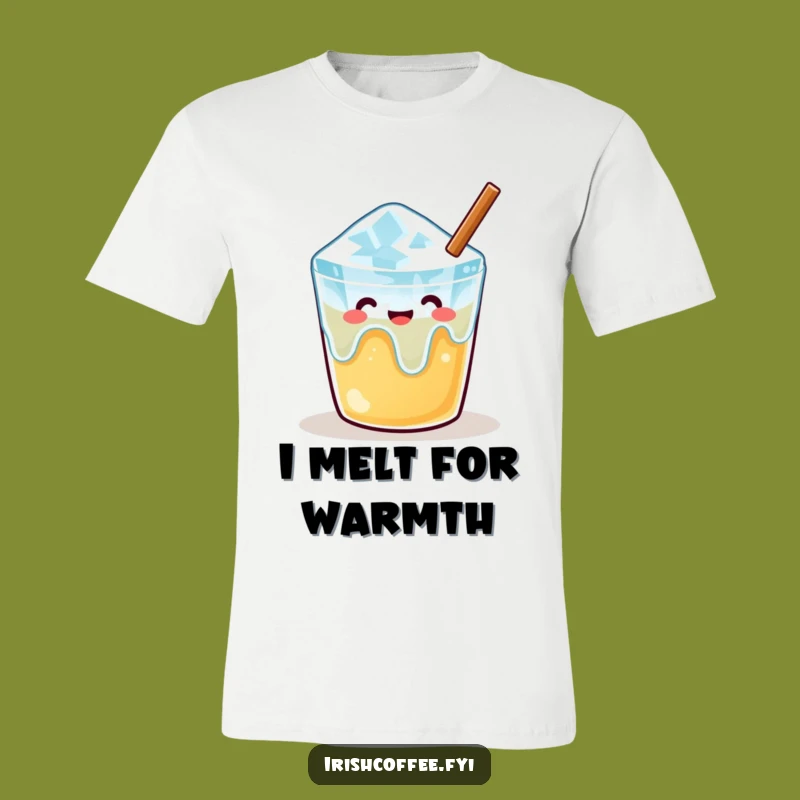 Funny Melting Ice Cube T-Shirt - Chill Vibes, Great Funny Gift