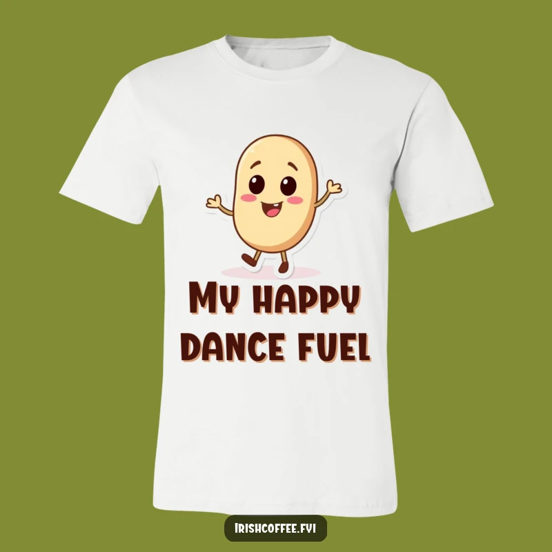 Funny Coffee Bean T-Shirt - Jolly Tap Dancer, Hilarious Gift Idea