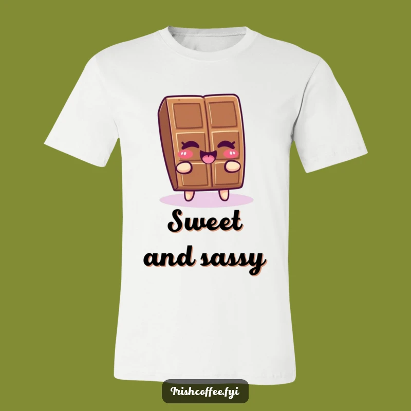 Funny Chocolate T-Shirt - Wiggle with Joy in This Humorous Treat Tee