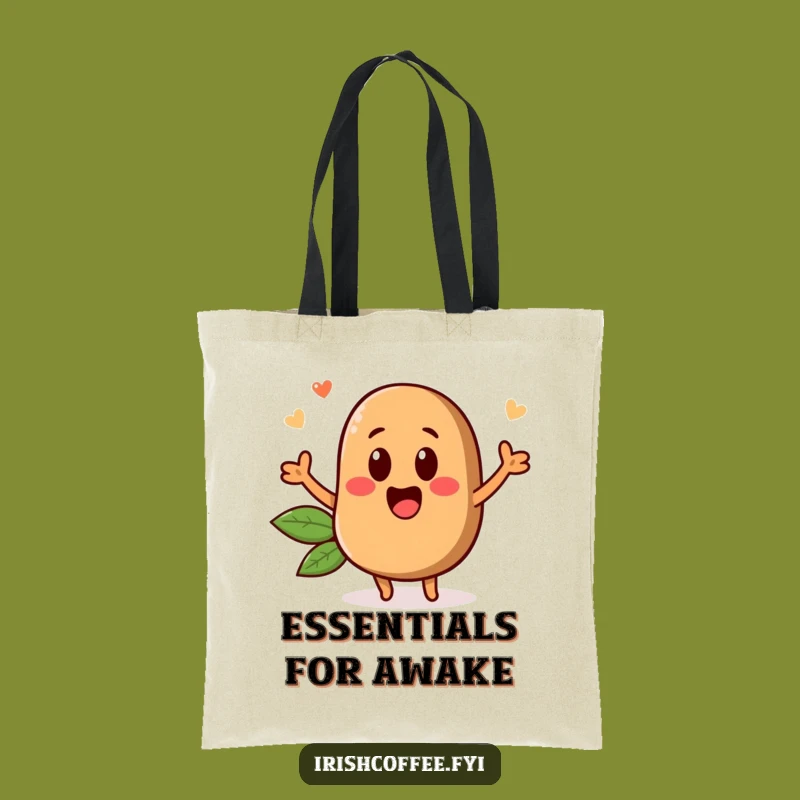 Funny Coffee Bean Tote Bag: Carry Your Essentials with Hilarious Style Gift