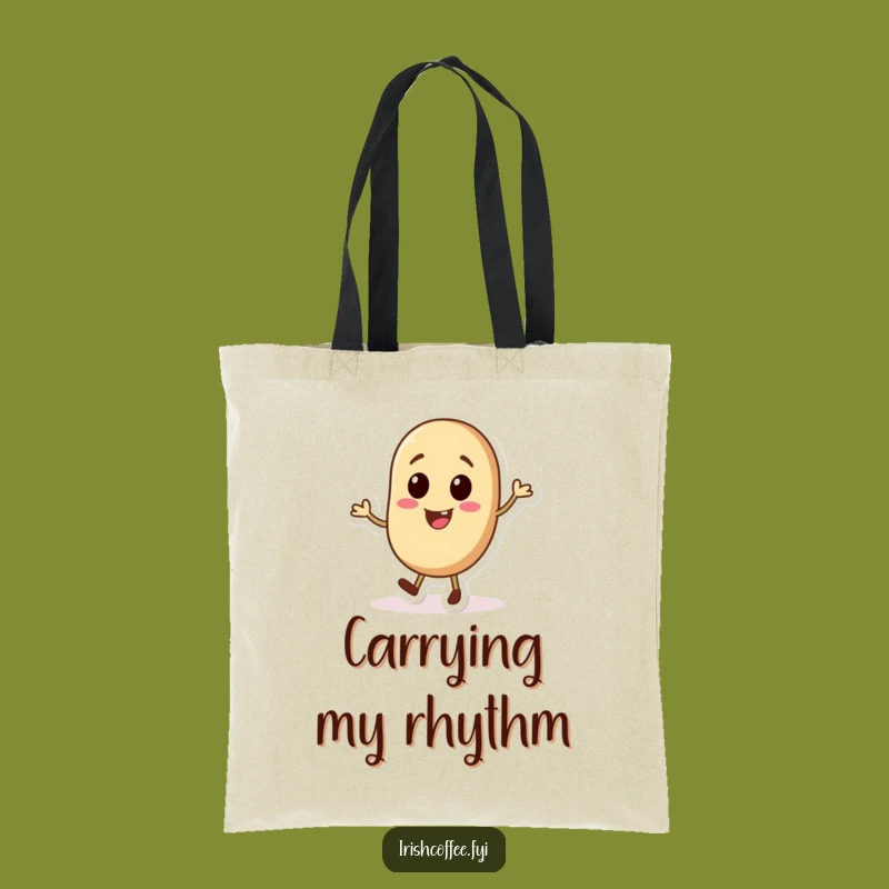 Funny Coffee Bean Tote Bag - Jolly Tap Dancer, Practical Gift